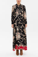 Black Pocket maxi dress 93234