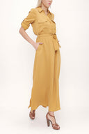 Mustard Pocket maxi dress 93234