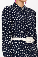 Black Printed maxi dress 93238