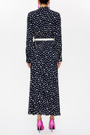 Black Printed maxi dress 93238