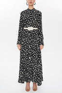 Patterned Printed maxi dress 93238