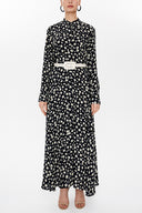 Patterned Printed maxi dress 93238
