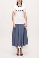 White Printed tshirt 19831