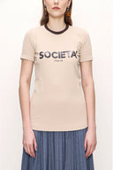 Beige Printed tshirt 19831