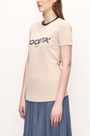 Beige Printed tshirt 19831