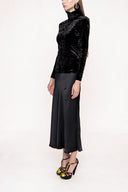 Black Turtleneck blouse 19842