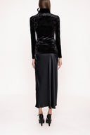 Black Turtleneck blouse 19842