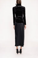 Black Turtleneck blouse 19842