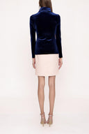 Navy Blue Turtleneck blouse 19842