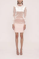 Beige Turtleneck blouse 19842