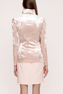 Beige Turtleneck blouse 19842