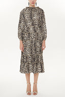 Pars Pleated Midi Dress  93333