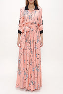 Pink Maxi shirt dress 93380