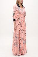 Pink Maxi shirt dress 93380
