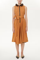 Cinnamon Sleeveless ruffled dress 93399