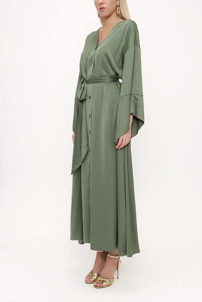 Kimono Kollu Elbise 93403