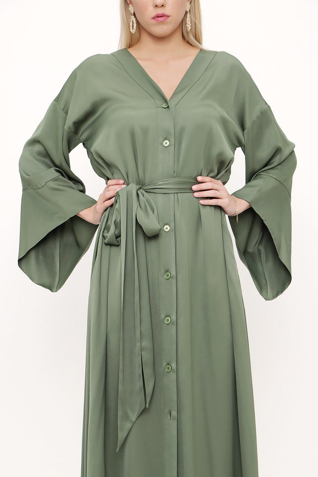 Kimono Kollu Elbise 93403