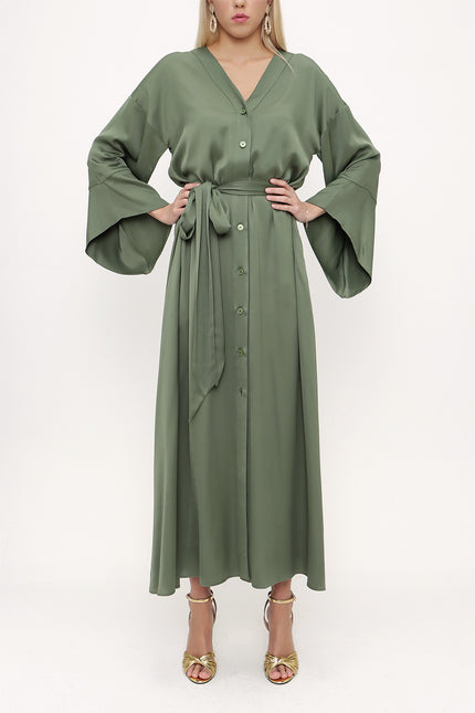 Kimono Kollu Elbise 93403