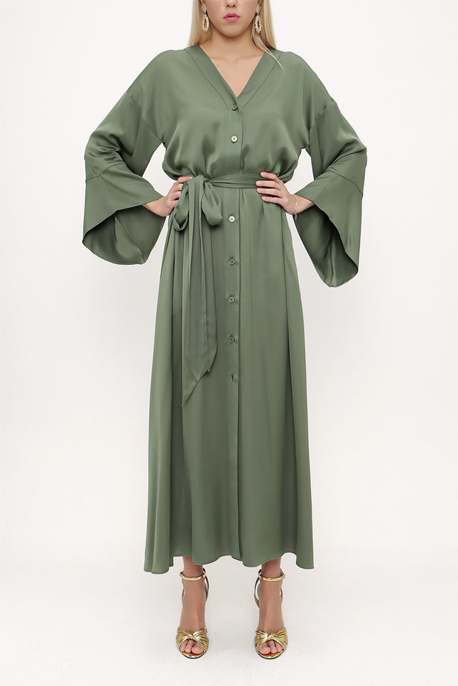 Kimono Kollu Elbise 93403