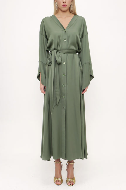 Kimono Kollu Elbise 93403