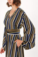 Striped Kimono dress 93403