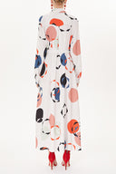 Patterned Shirt dress 93425