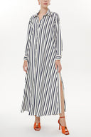 Striped Striped shirt dress 93431