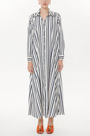 Striped Striped shirt dress 93431