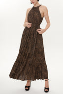 Spotted Strappy sleeveless wide cut dress  93470