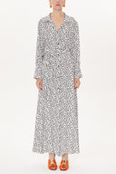 Spotted Wide cut shirt dress 93481