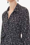 Floral Printed Wide cut shirt dress 93481