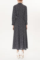 Floral Printed Wide cut shirt dress 93481