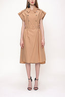 Camel Hair Shirt dress 93528