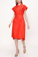 Red Shirt dress 93528
