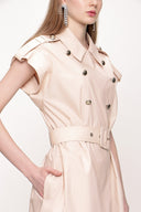 Beige Shirt dress 93528