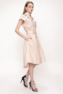 Beige Shirt dress 93528