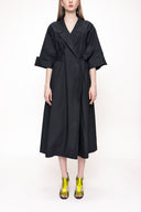 Black Wrap-over  dress  93540