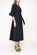 Black Wrap-over  dress  93540