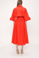 Red Wrap-over  dress  93540