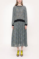 Gray Ribbed loose fit dress 93702