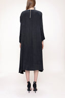 Ecru Black Midi dress 93721