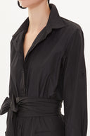 Black Pleated maxi dress  93723