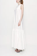 White Sleeveless dress 93745