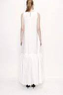 White Sleeveless dress 93745