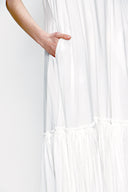 White Sleeveless dress 93745