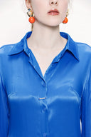 Blue Shirt  dress 93765