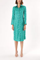 Green Shirt  dress 93765