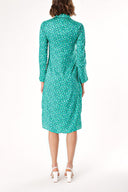 Green Shirt  dress 93765