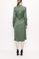 Khaki Shirt  dress 93765