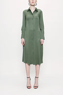 Khaki Shirt  dress 93765